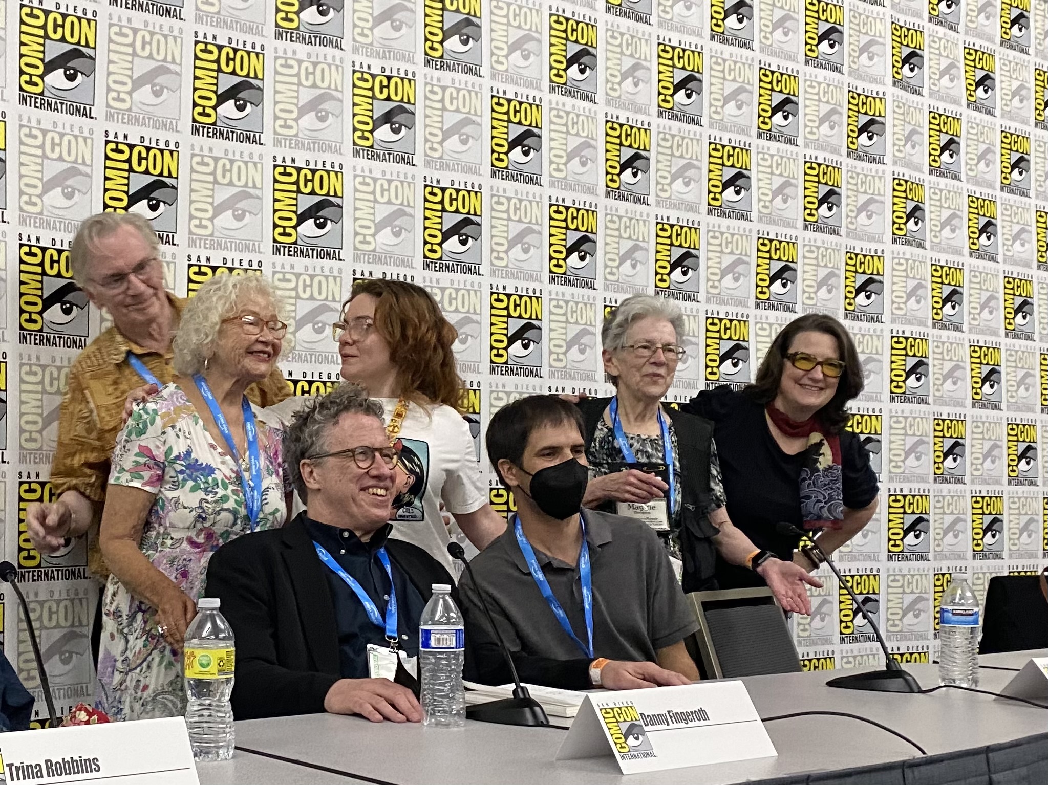 Sydney at San Diego Comic Con after the Erotic Comics panel in 2022.